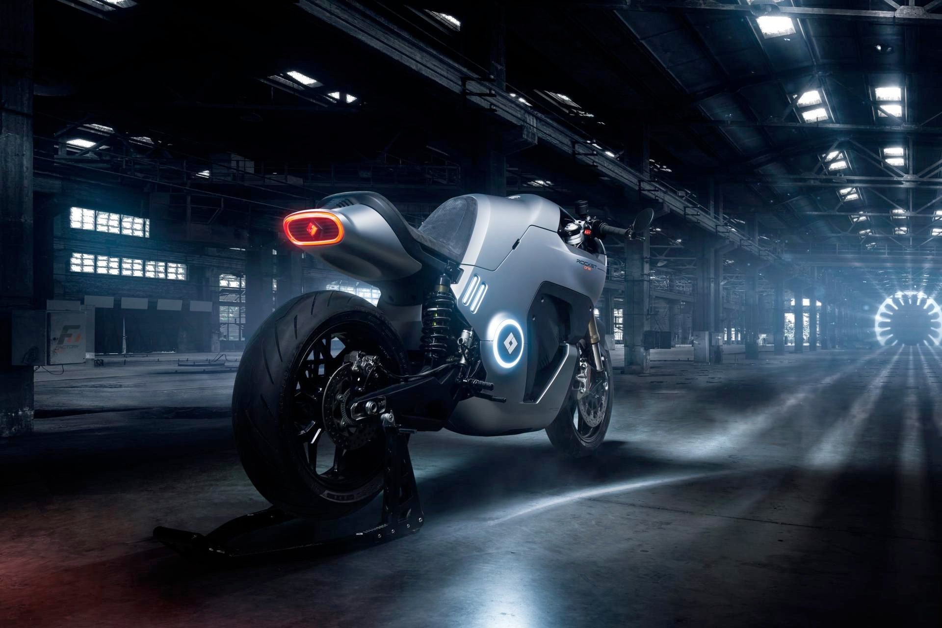 EyeLights Electric Rocket One Motorbike Design