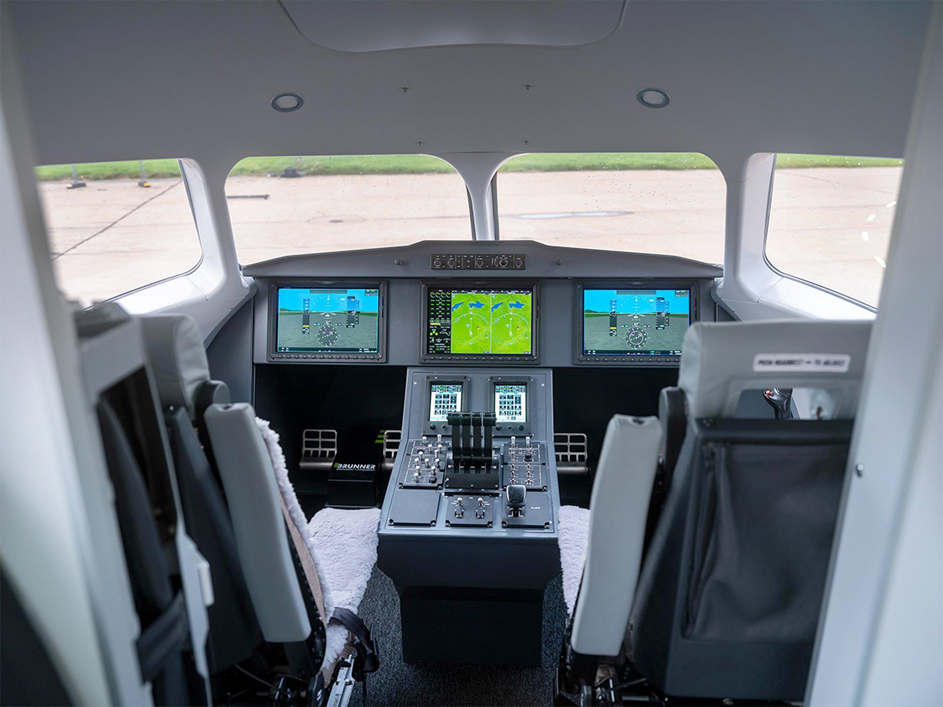 Heart X1 Largest All-electric Aircraft Cockpit