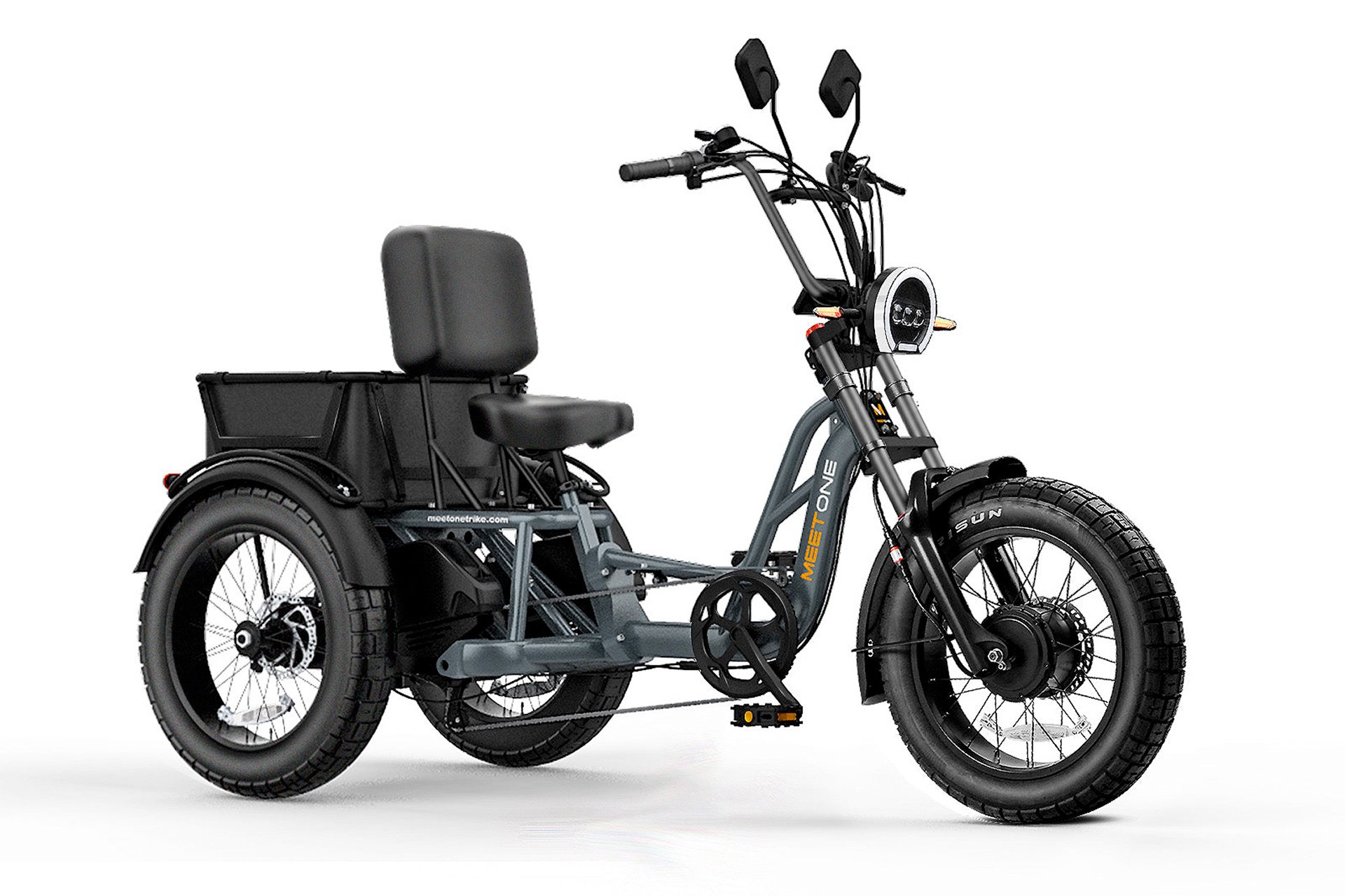 Meet One Tour Dual-Motor Electric Trike Features