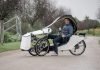Semi-enclosed VeMoo Recumbent e-Trike