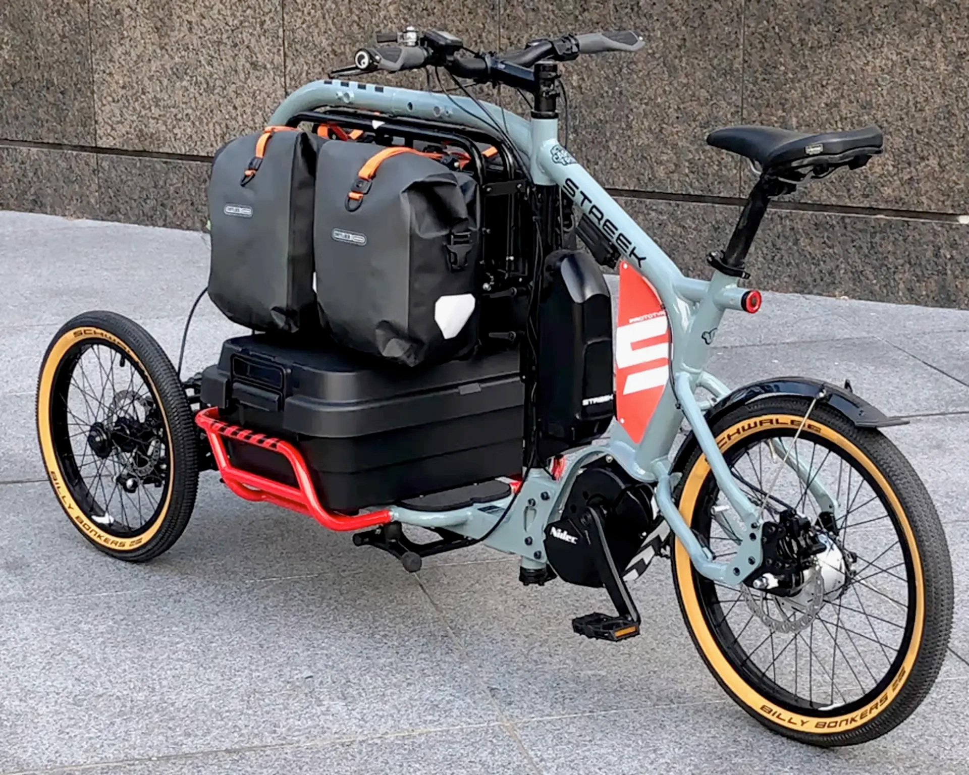 Japanese doubledecker cargo etrike gains a speed boost for U.S. debut