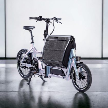 CarLos V1 Front-loading Folding Cargo eBike Kickstand