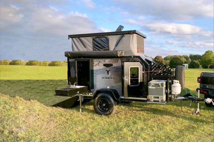 Mission Overland Trail Dog Rugged Trailer