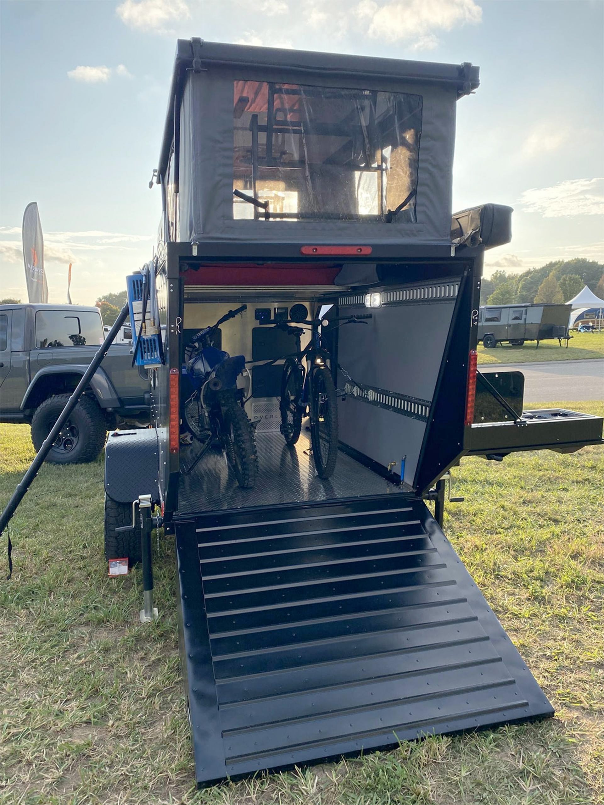 Mission Overland Trail Dog Rugged Trailer Interior