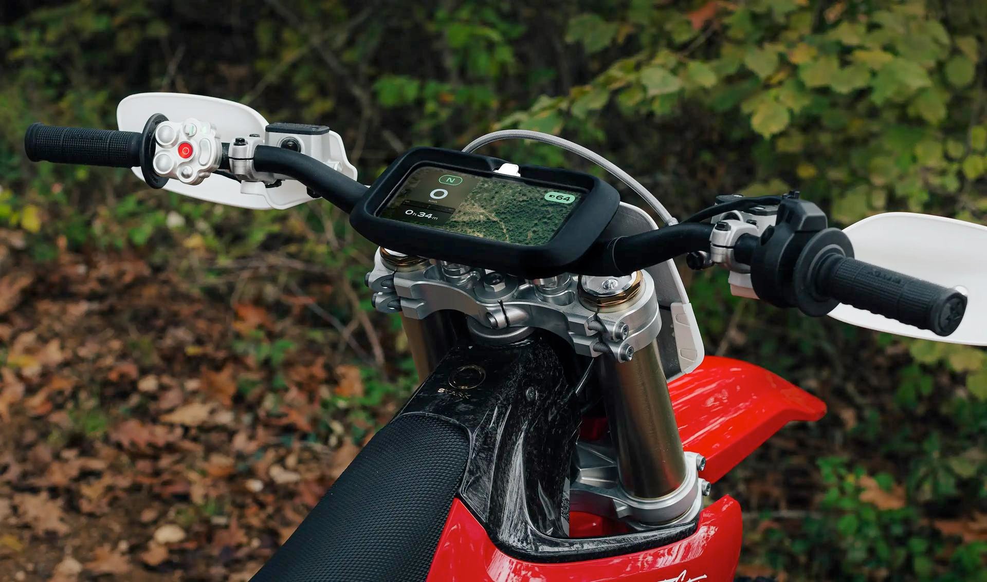 Stark Varg EX Street-legal Electric Enduro Bike Navigation