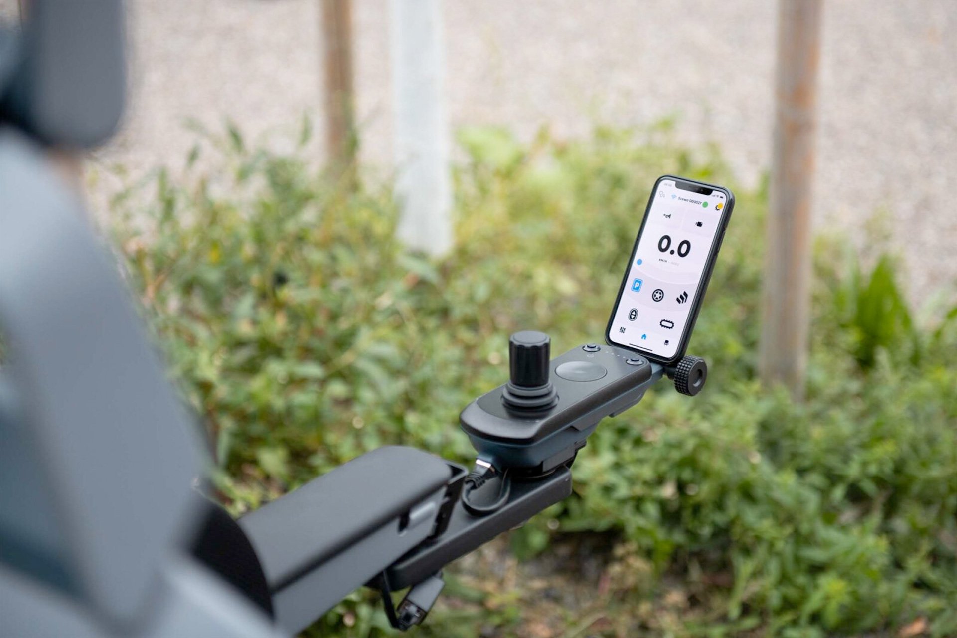 Scewo Bro Stair-climbing Wheelchair Joystick