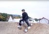 Unitree B2-W Robot Dog Riding