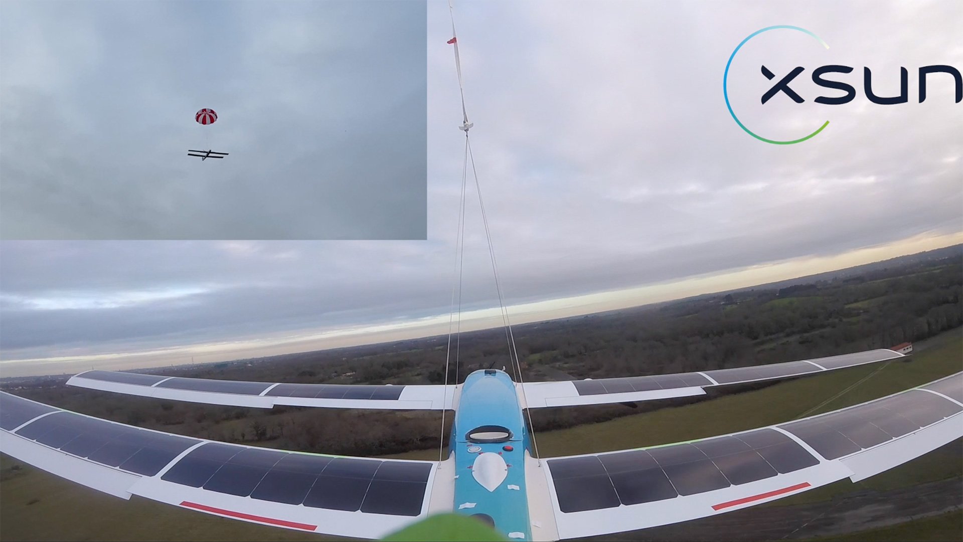 XSun SolarXOne Solar-powered Drone Parachute