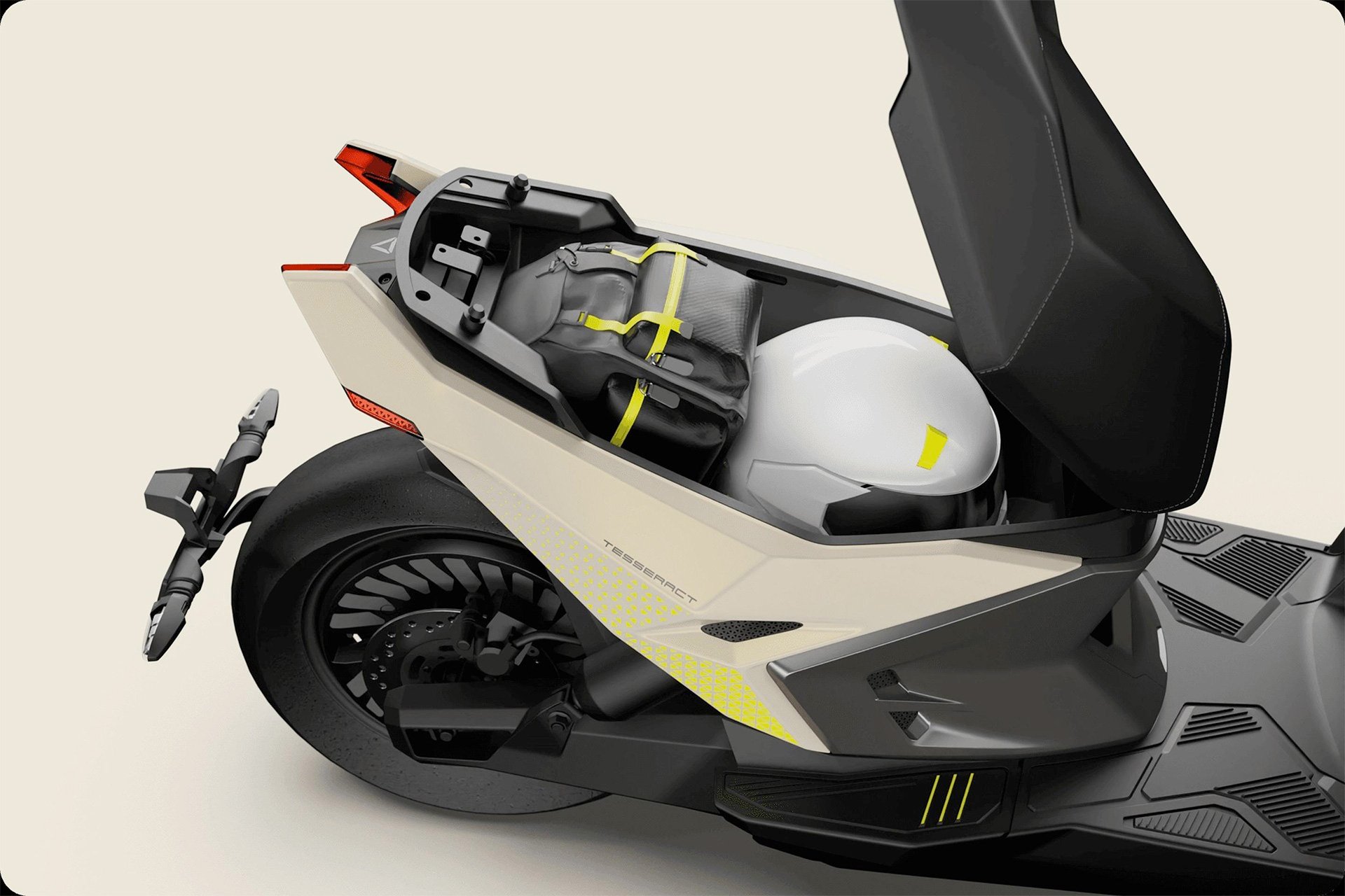 Ultraviolette Tesseract e-Scooter Storage
