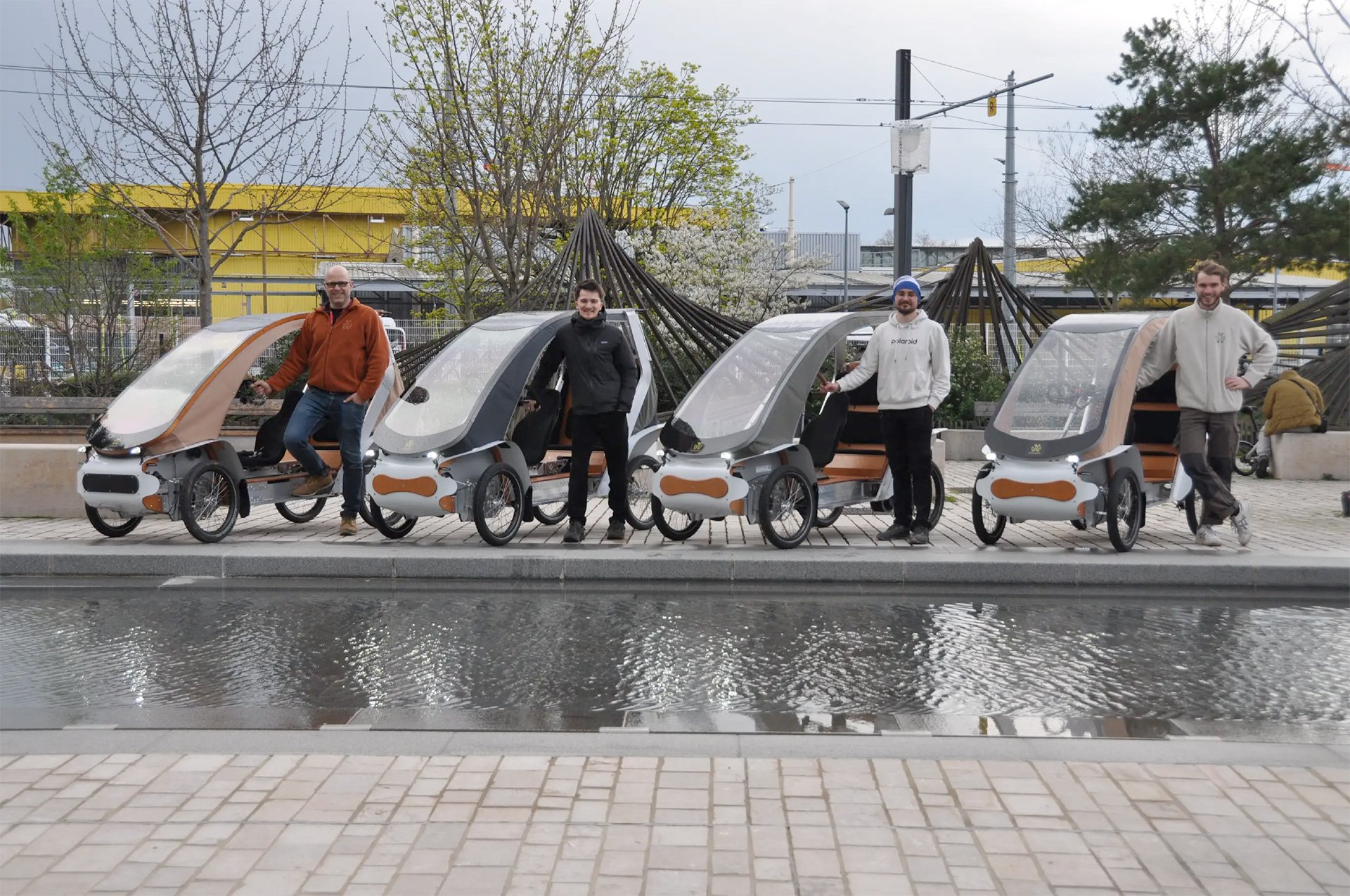Acticycle Four-wheeled Two-seater Pedelec