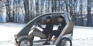 Acticycle Four-wheeled Two-seater Pedelec