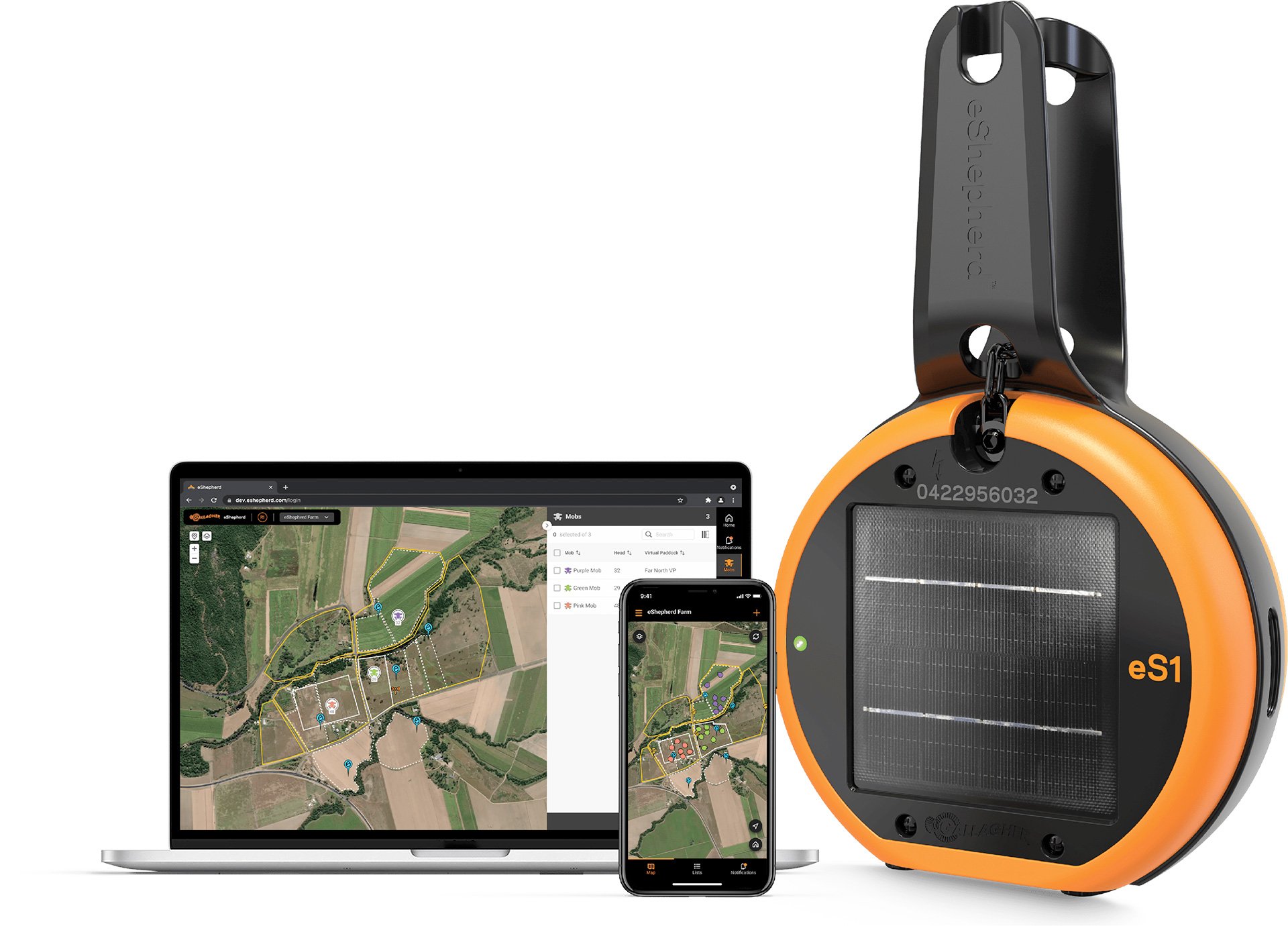 Gallagher eShepherd Virtual Fencing System Mapping
