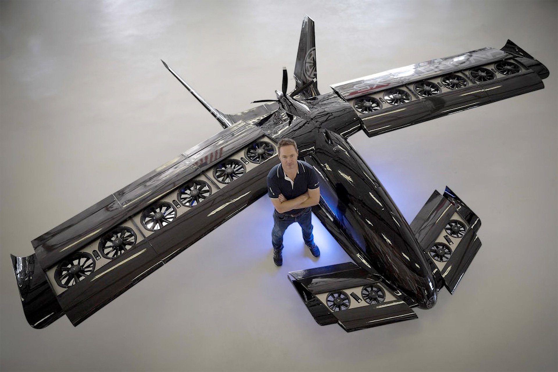 Brandon Robinson Half-scale Cavorite X5 eVTOL