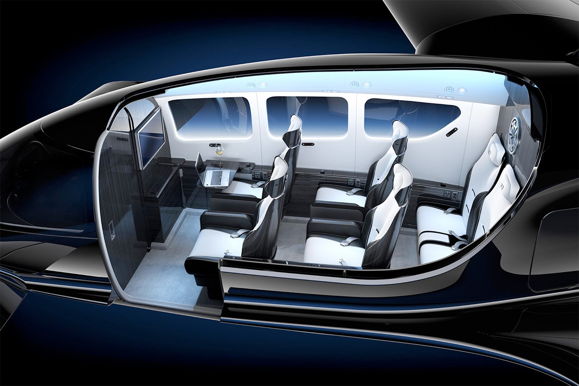 Cavorite X7 Fan-in-wing eVTOL Cabin