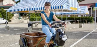 Cyclauto Human-powered Modular Cargo Trike