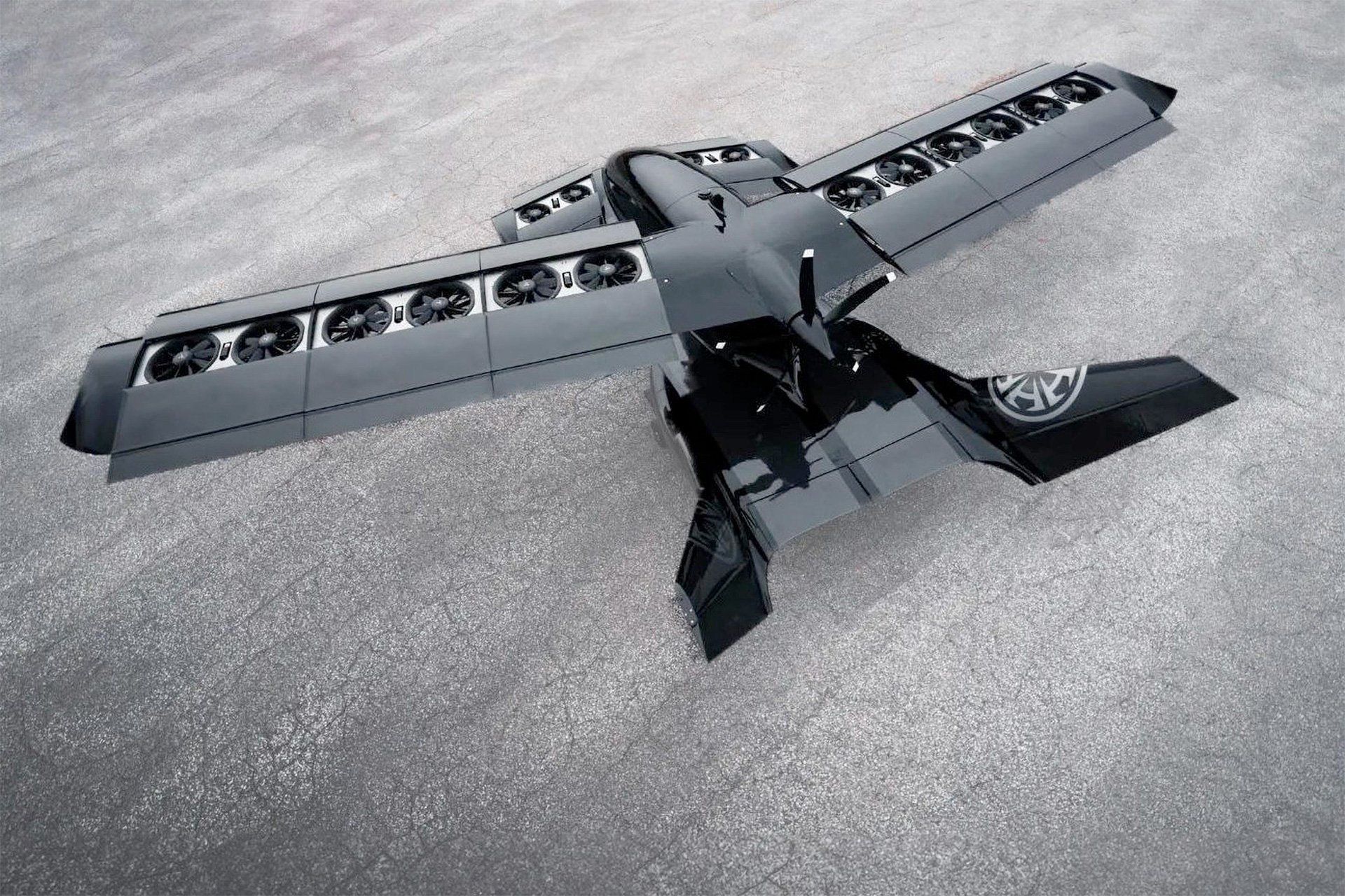 Half-scale Cavorite-X5 eVTOL Working