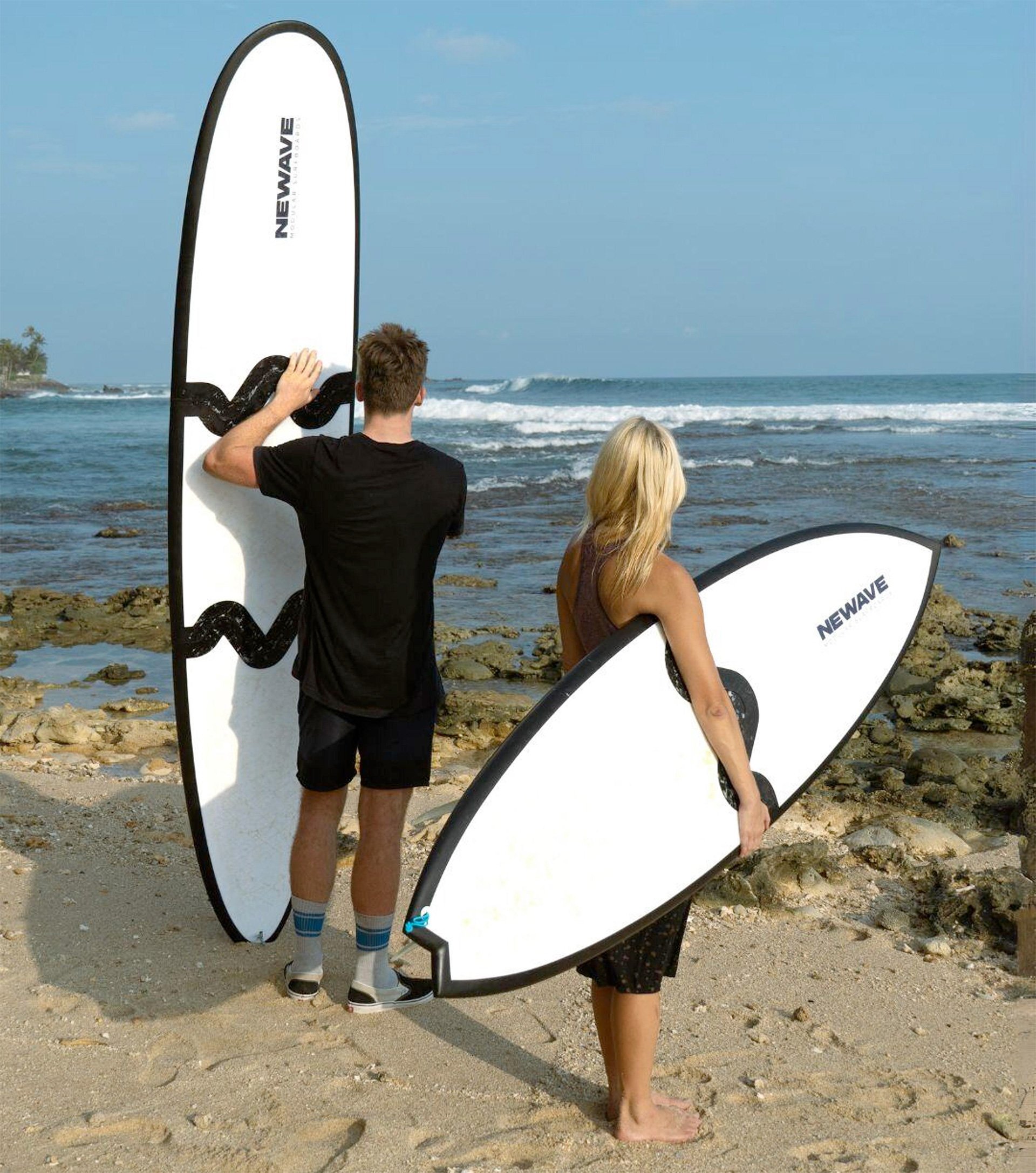 Newave Modular 9-in-1 Surfboard Configs