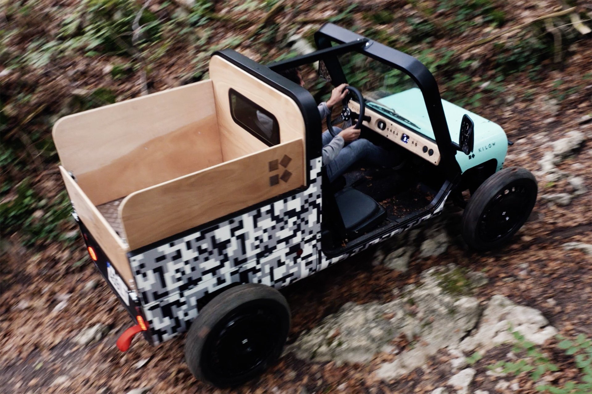 Kilow La Bagnole Compact Electric Vehicle Offroad