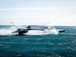 SP80 Kite-powered Sailboat Speed Record
