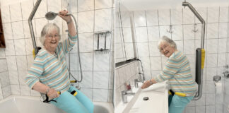 EazyStep Sliding Rail Seat Safe Bathroom