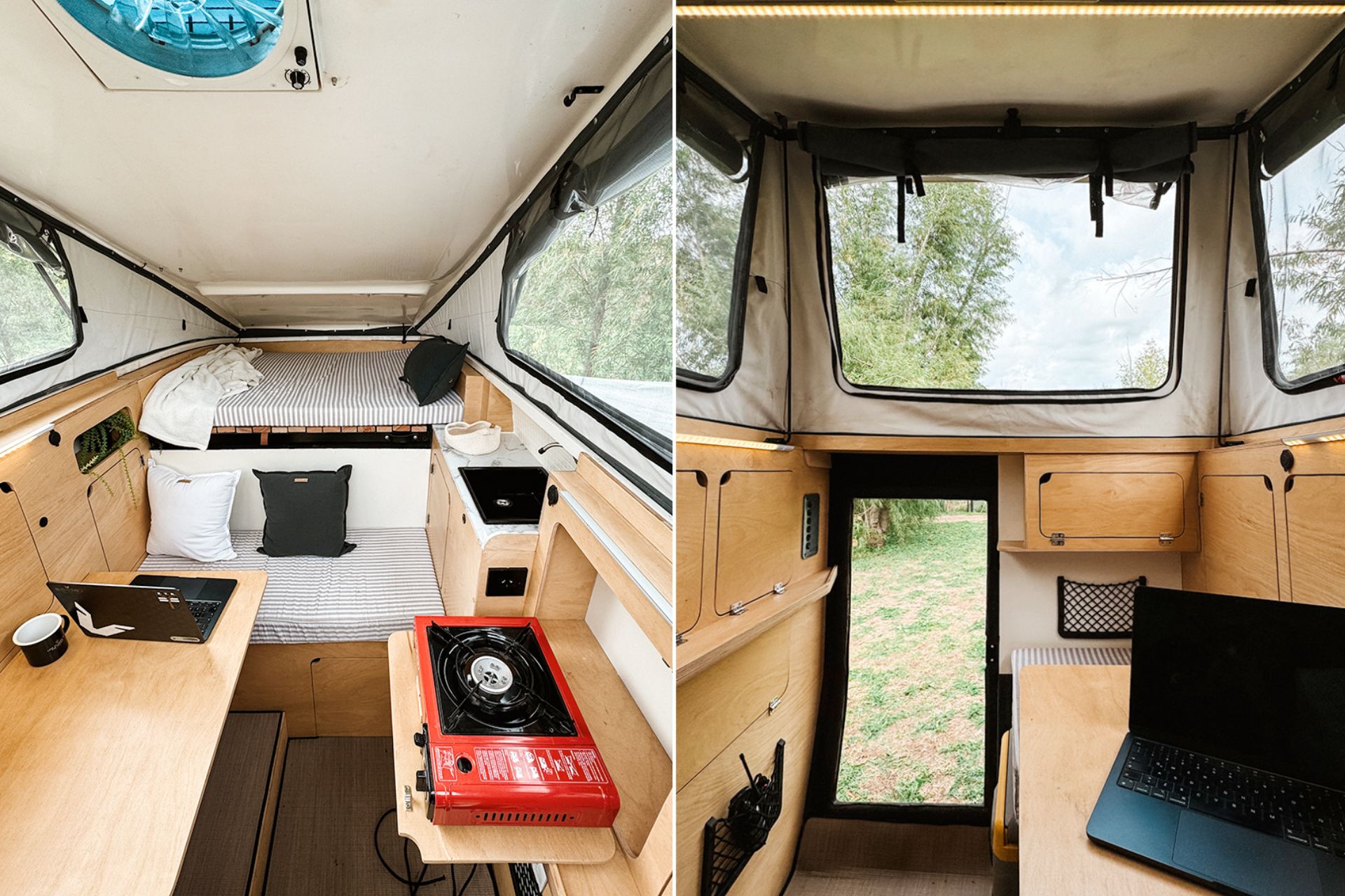 Imperio Motorhome Detachable Pickup Camper Interior