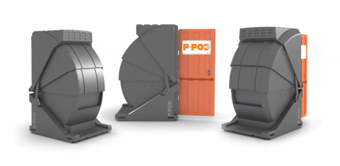 P-Pod Collapsible Portable Restroom