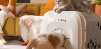 PawSwing Neo Self Grooming Cat House