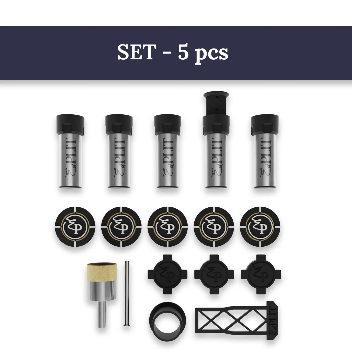 EdPLIT Hidden Towel Holder 5pc Set