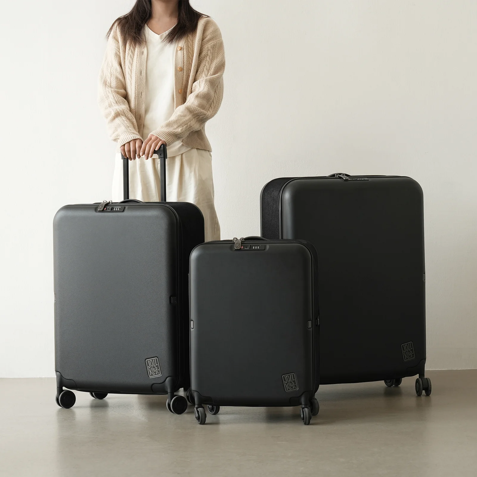Jollying PEBBLE Foldable Hard-shell Suitcase Lineup