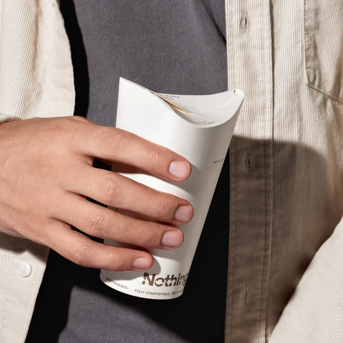 Nothing Plastic-free Paper Cups Compostable