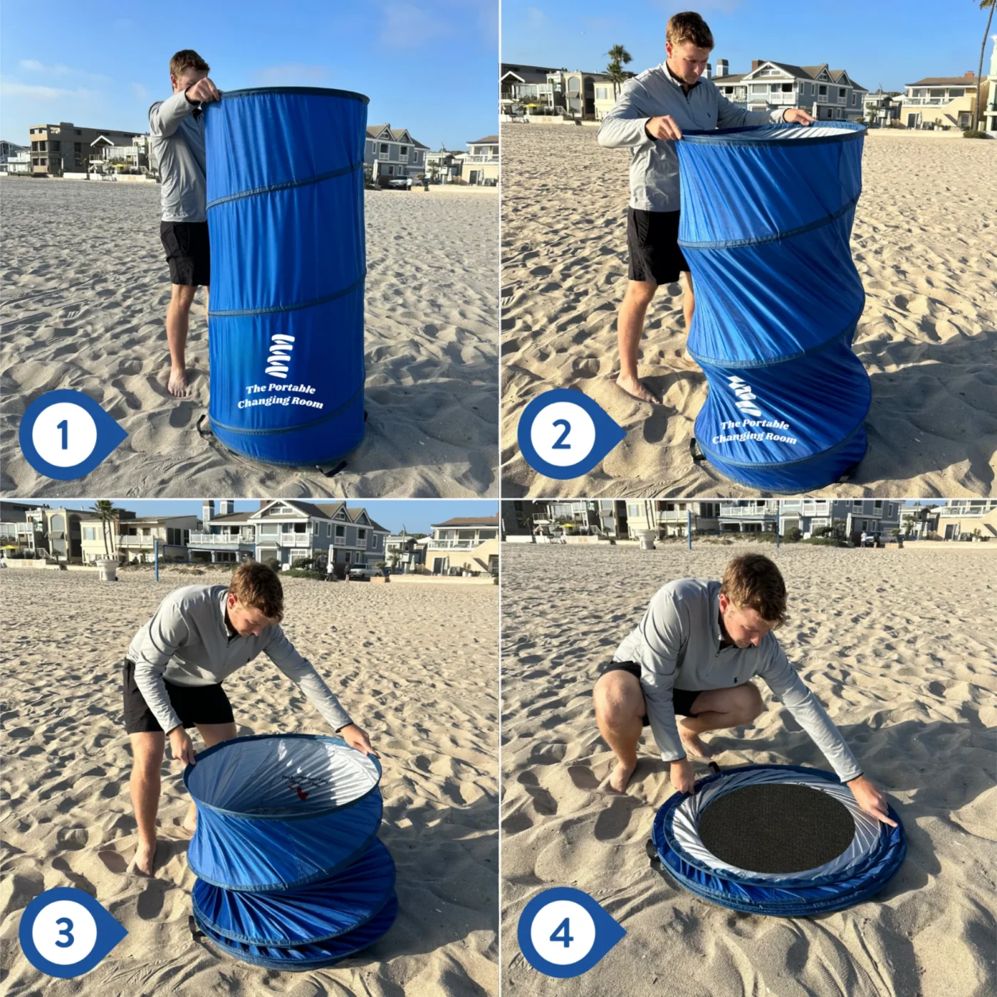 Portable Pop-up Changing Tent Fold Down