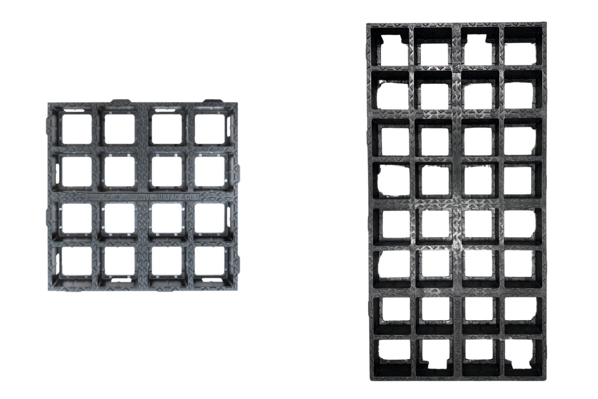Purple Recycled Plastic Permeable Paving Tiles Honeycomb
