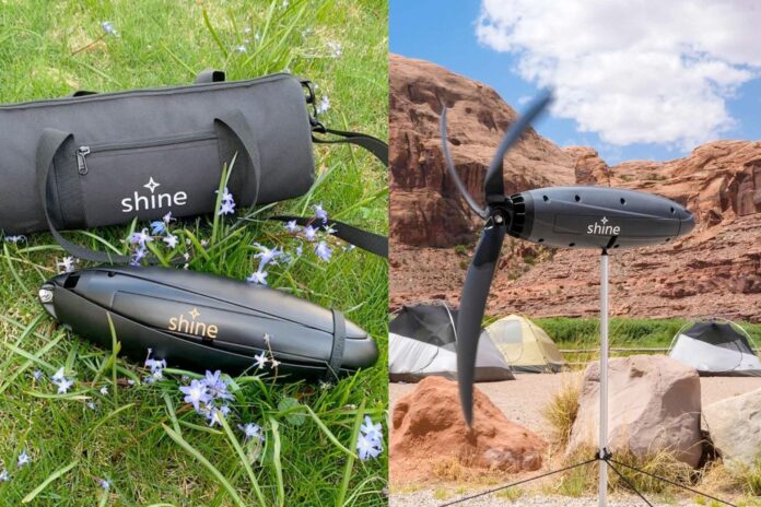 Shine 2.0 Portable Wind Turbine Off-grid Power