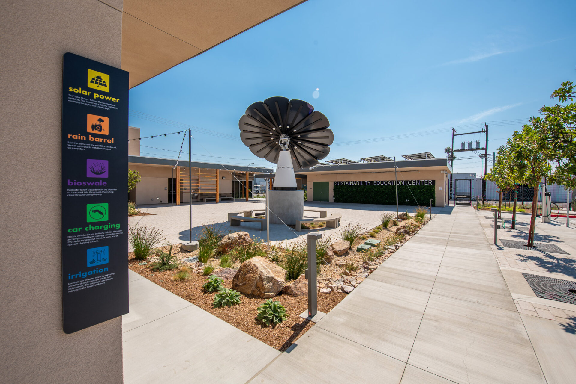 SmartFlower Sun-tracking Solar System