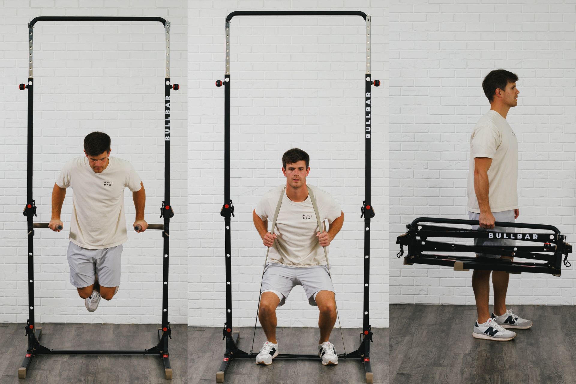 BULLBAR 2.0 EXT Foldable Freestanding Pull-Up Station