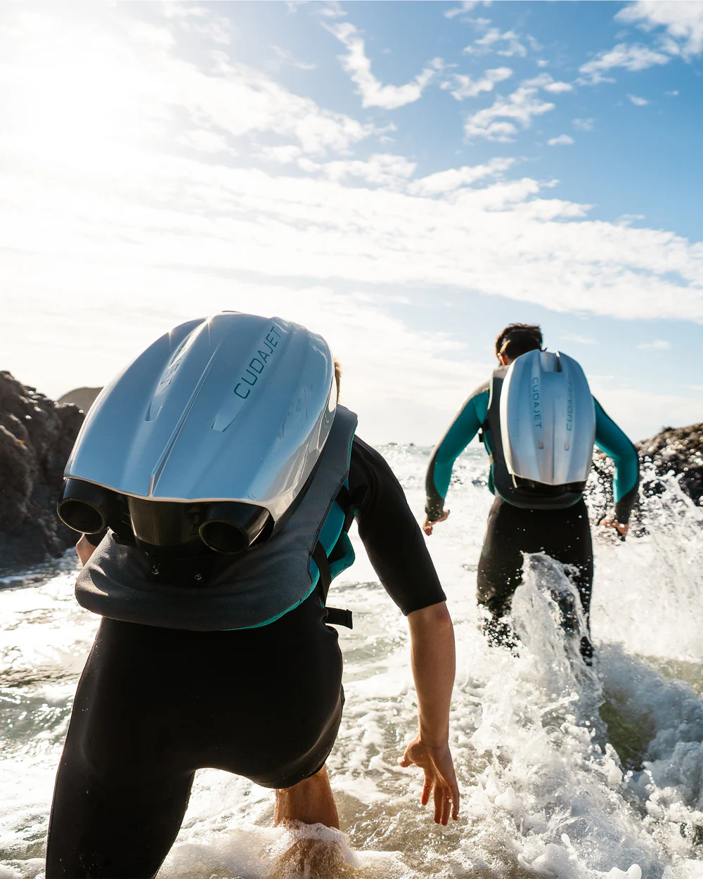 CudaJet Underwater Jetpack Backpack Format