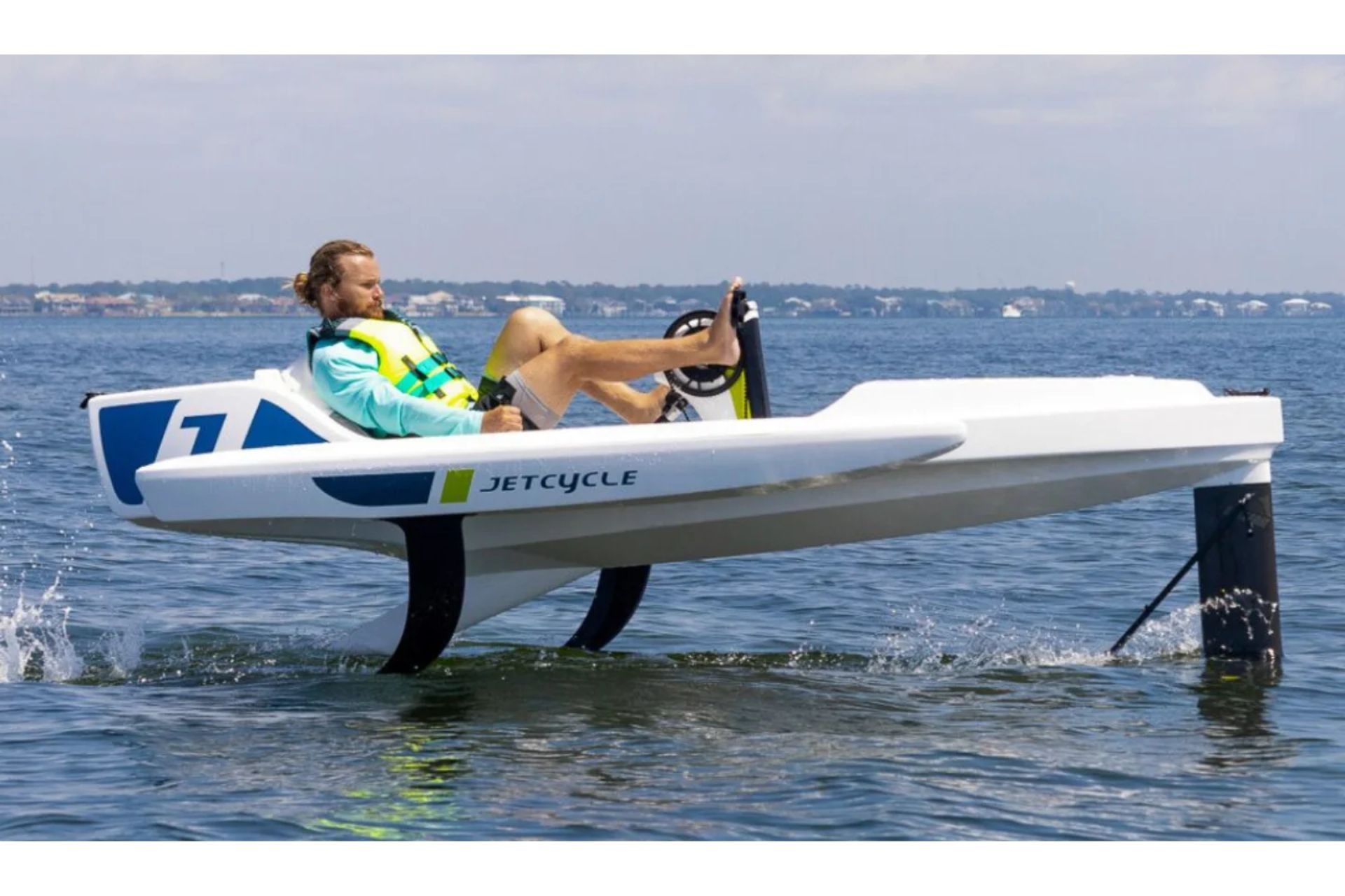 E-JetCycle Electric Hydrofoil Water Bike Pedal Assist