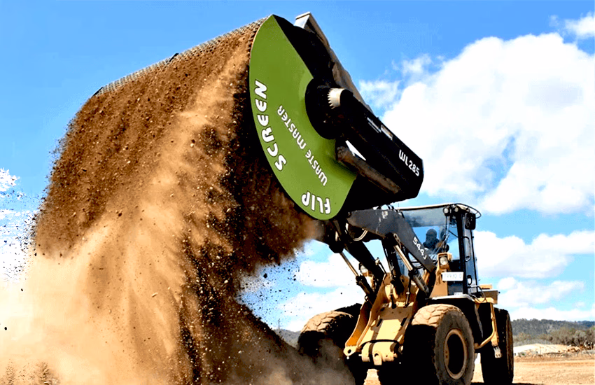 FlipScreen Screening Bucket Rotating
