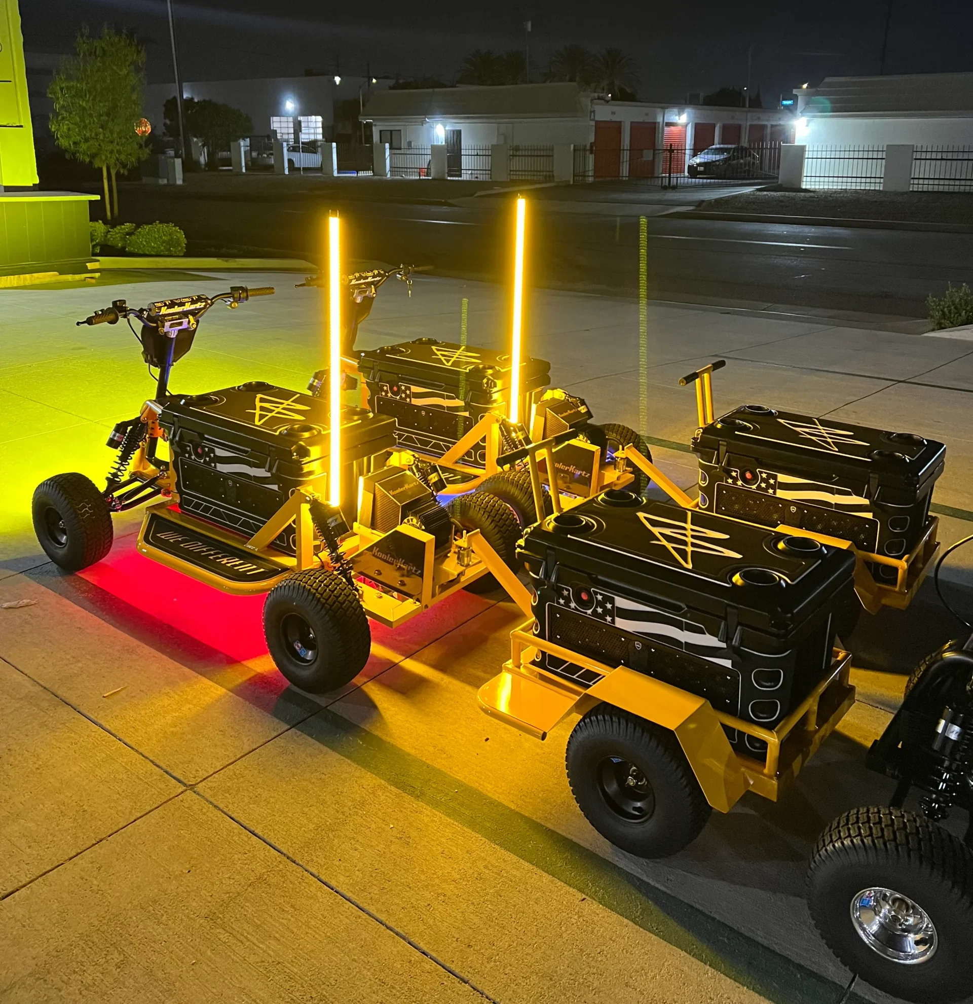 KoolerKart Motorized Cooler LED Underglow