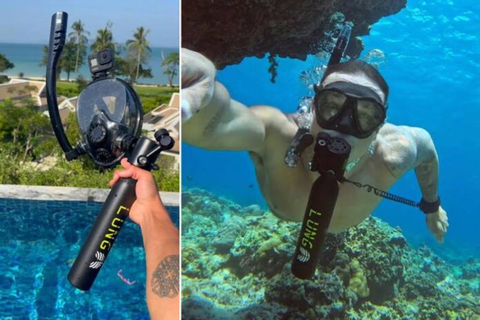 LUNG Tank Underwater Breathing System