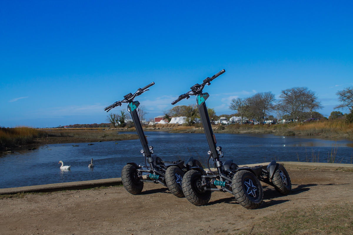 MIA Four X4 Stand-up Electric Scooter Tilt-control