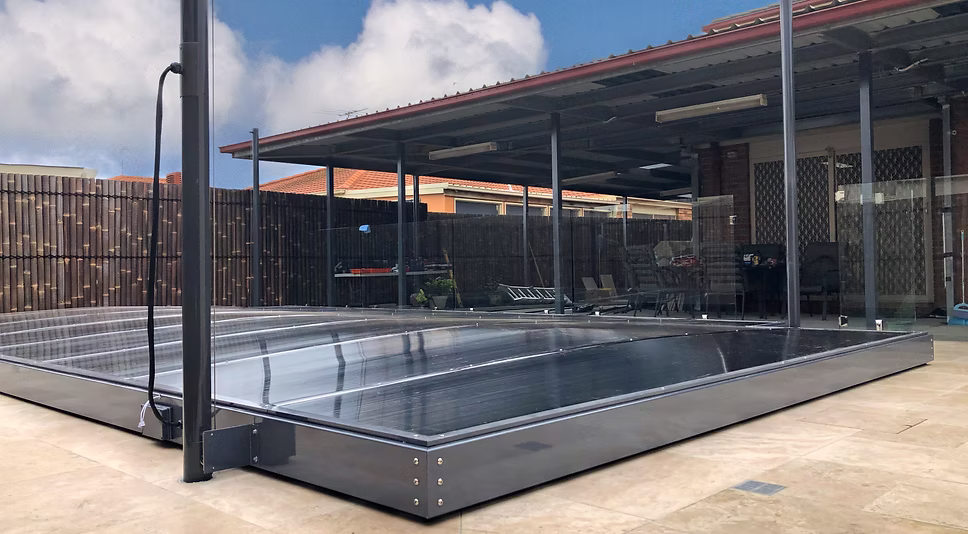 Maleco Automated Pool Cover Closed