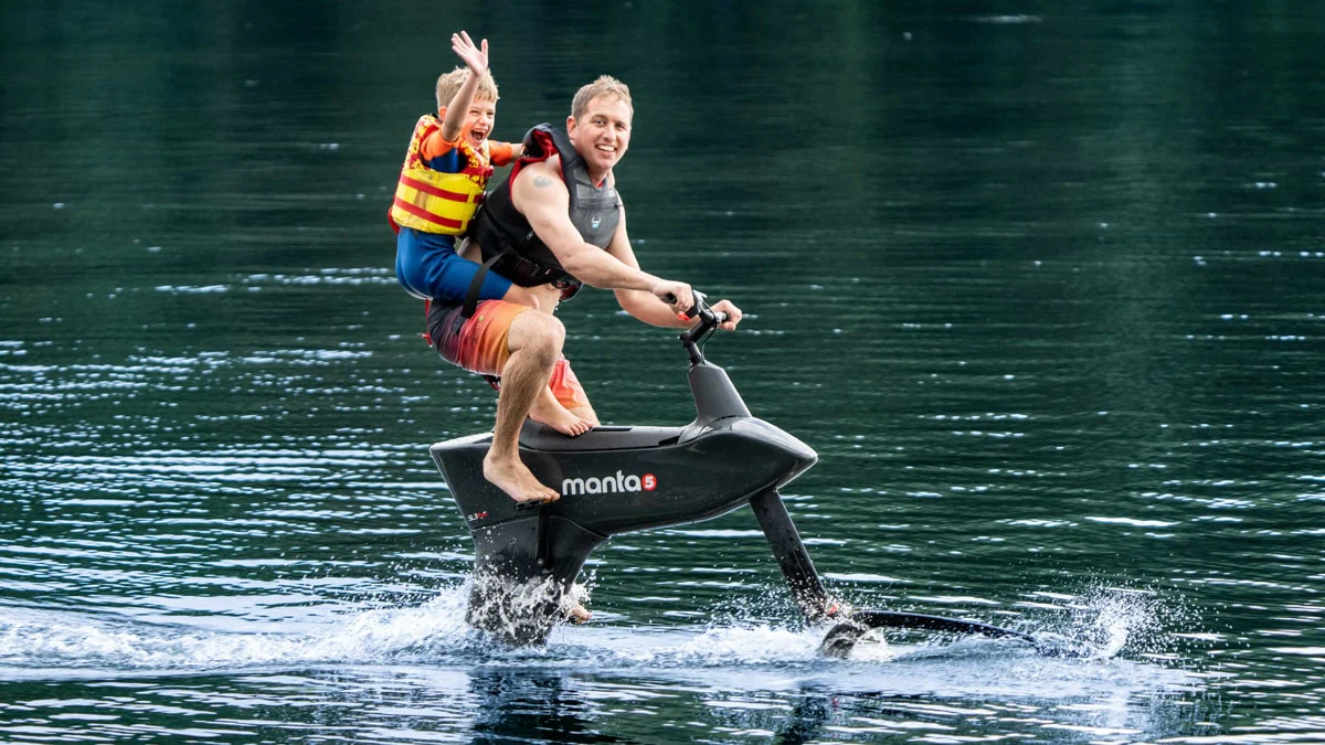 Manta5 Hydrofoil Bike Easy to Ride