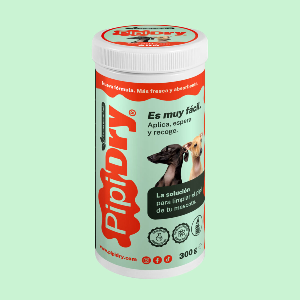 PipiDry Pet Accident Cleanup Powder Odor Control