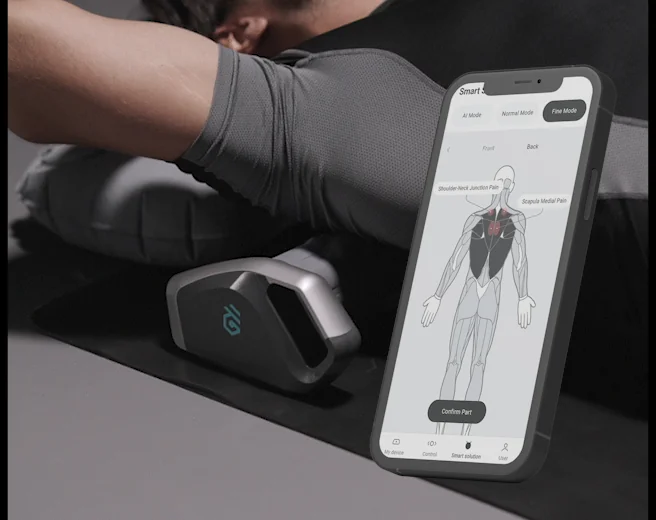RheoFit A1 AI Massage Roller Pad Types
