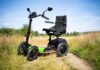 Scuddy Premium QUAD offers four-wheel stability in a foldable electric scooter Scuddy Premium QUAD