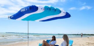 ShadeSock Wind-inflating Beach Shade