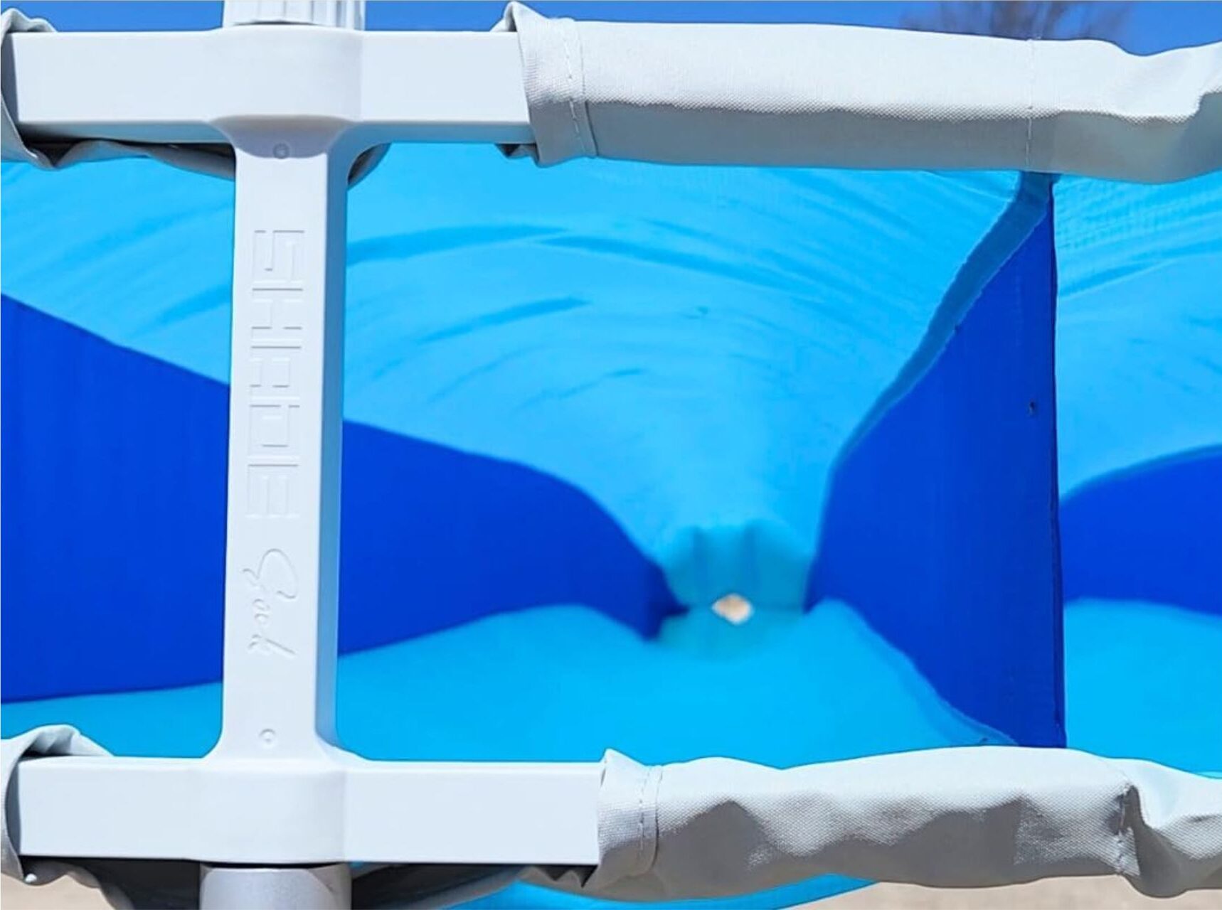 ShadeSock Wind-inflating Beach Shade Inside View