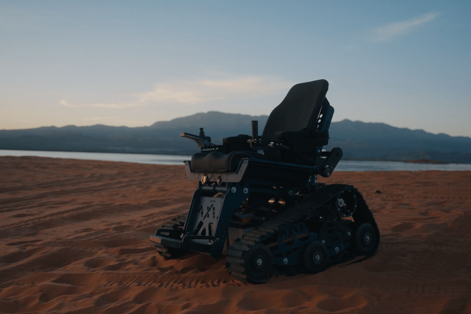 Trackchair AXIS 40 Tracked Wheelchair Sand Mud Snow