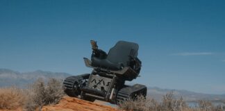 Trackchair AXIS 40 Tracked Wheelchair Tilt-on-the-fly